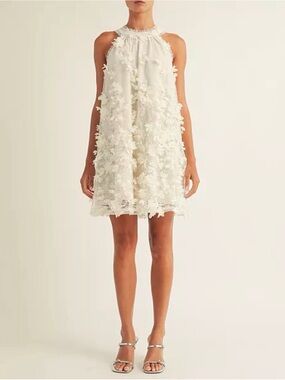 Arose Studio Jacey Embellished Sleeveless Shift Dress